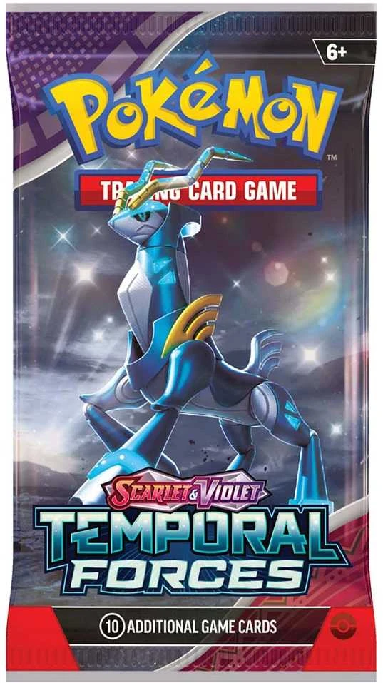 Pokémon TCG Scarlet & Violet: Temporal Forces boosteris (10 kortų, anglų k.)