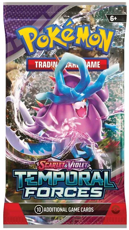 Pokémon TCG Scarlet & Violet: Temporal Forces boosteris (10 kortų, anglų k.)