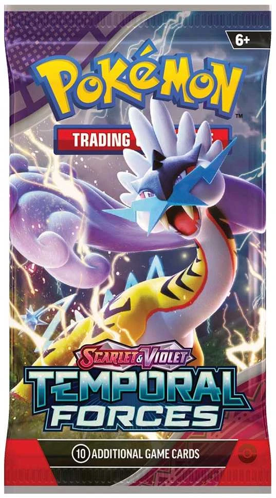 Pokémon TCG Scarlet & Violet: Temporal Forces boosteris (10 kortų, anglų k.)