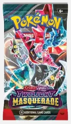 Pokémon TCG S&V Twilight Masquerade papildymo paketas – 10 kortų, anglų