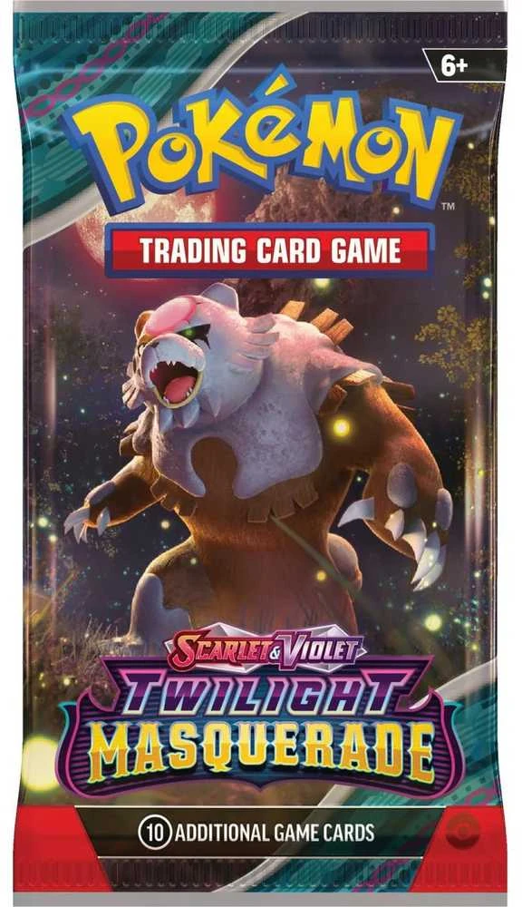 Pokémon TCG S&V Twilight Masquerade papildymo paketas – 10 kortų, anglų