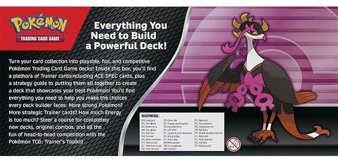 Pokémon TCG Trainer’s Toolkit 2025 rinkinys galingoms kaladėms