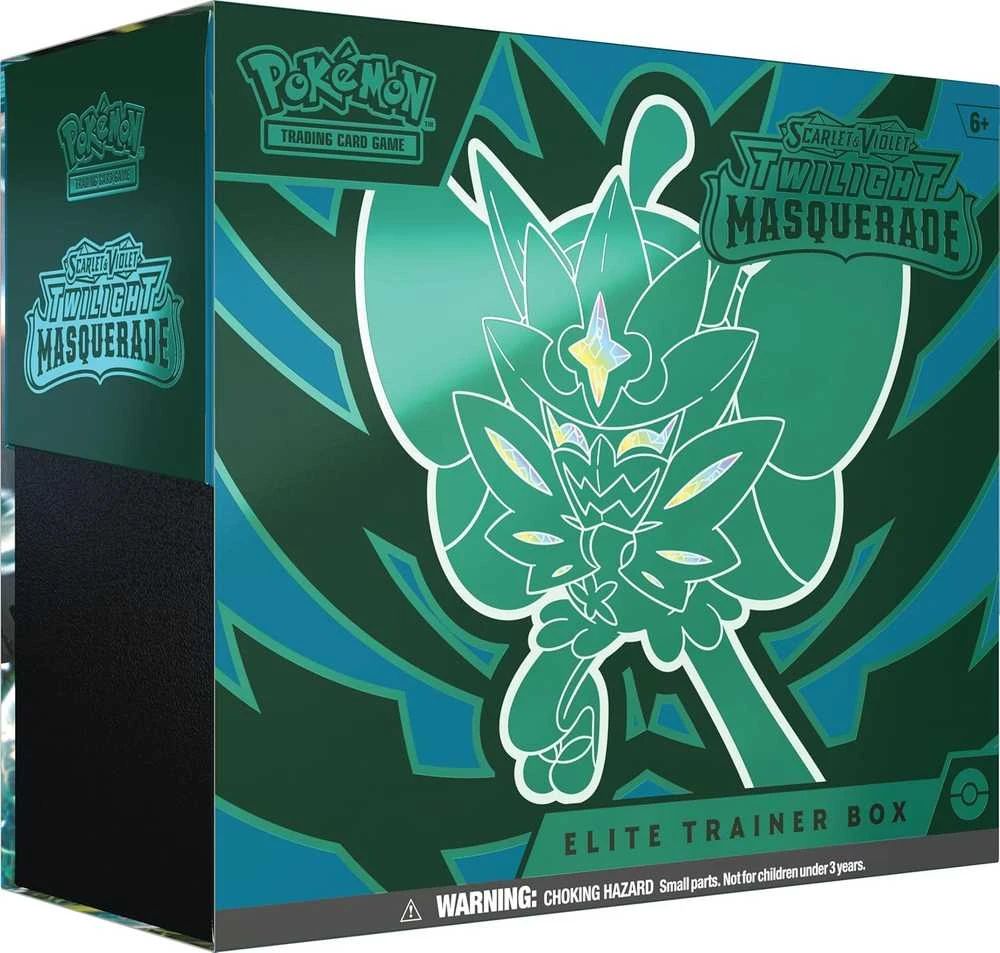 „The Pokemon Pokemon TCG“ – „Scarlet & Violet 6 Twilight Masquerade Elite Trainer Box“