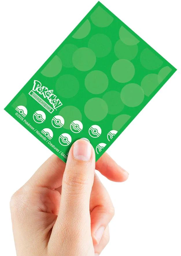 Kolekcionuojami Kortelių Aplankai - Ultra PRO Energy Grass Type 65 Count Protective Card Sleeves Žalias