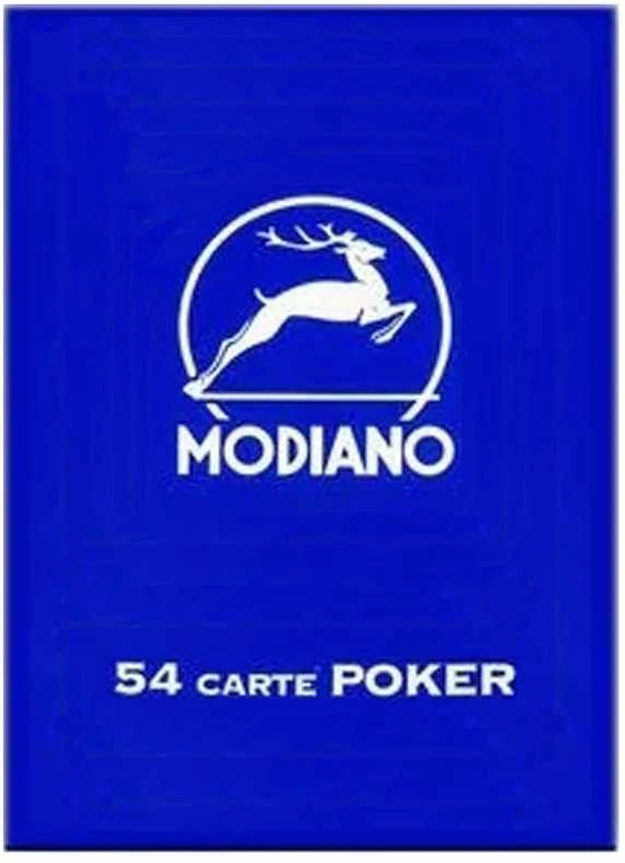Poker Club F/N kortos (mėlynos) Modiano