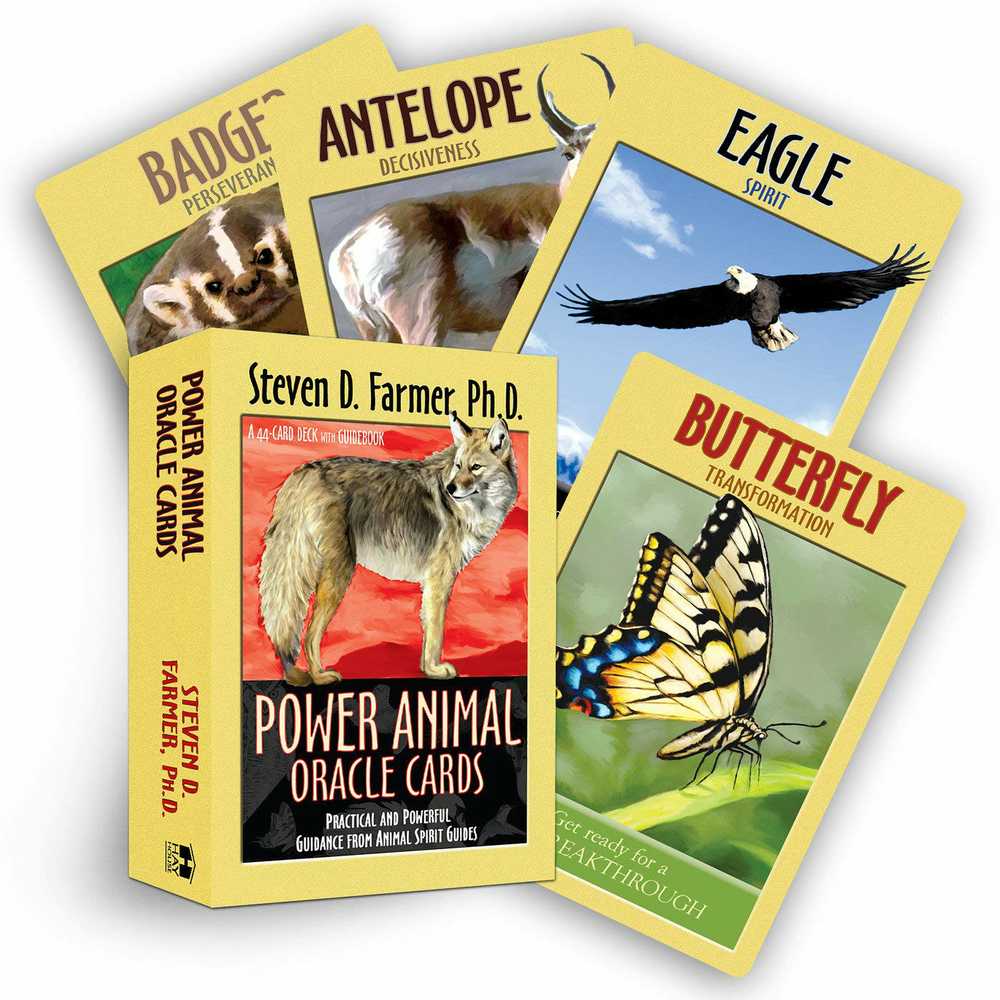 KNYGA Hay House Power Animal Oracle Kortos