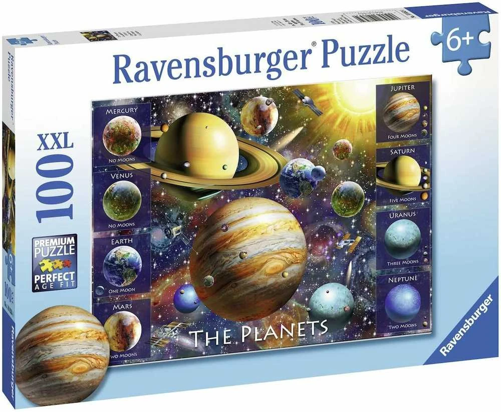 Ravensburger Dėlionė 100 vnt. - Planetos