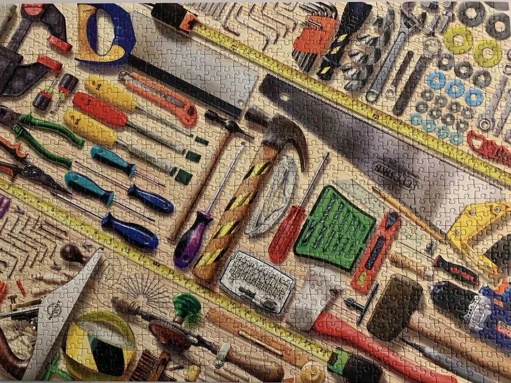 Puzzle 1000 Hardware - RAVENSBURGER dėlionė