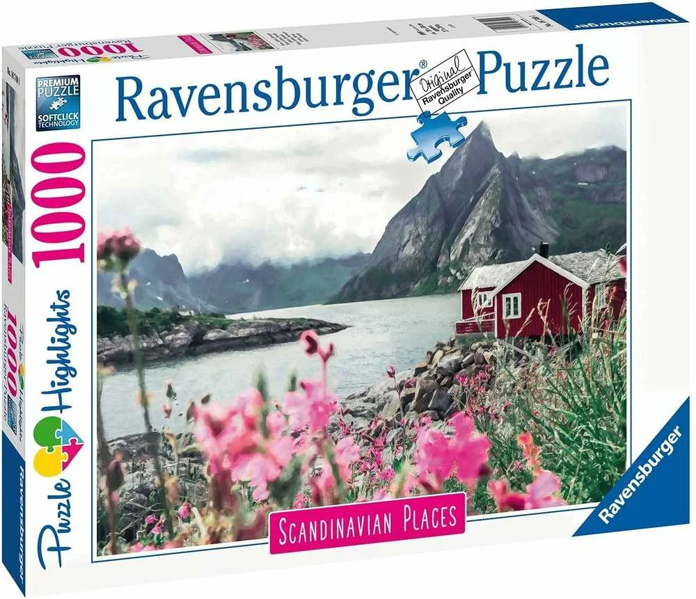 RAVENSBURGER dėlionė Reine Lofoten, Norvegija, 1000d., 16740