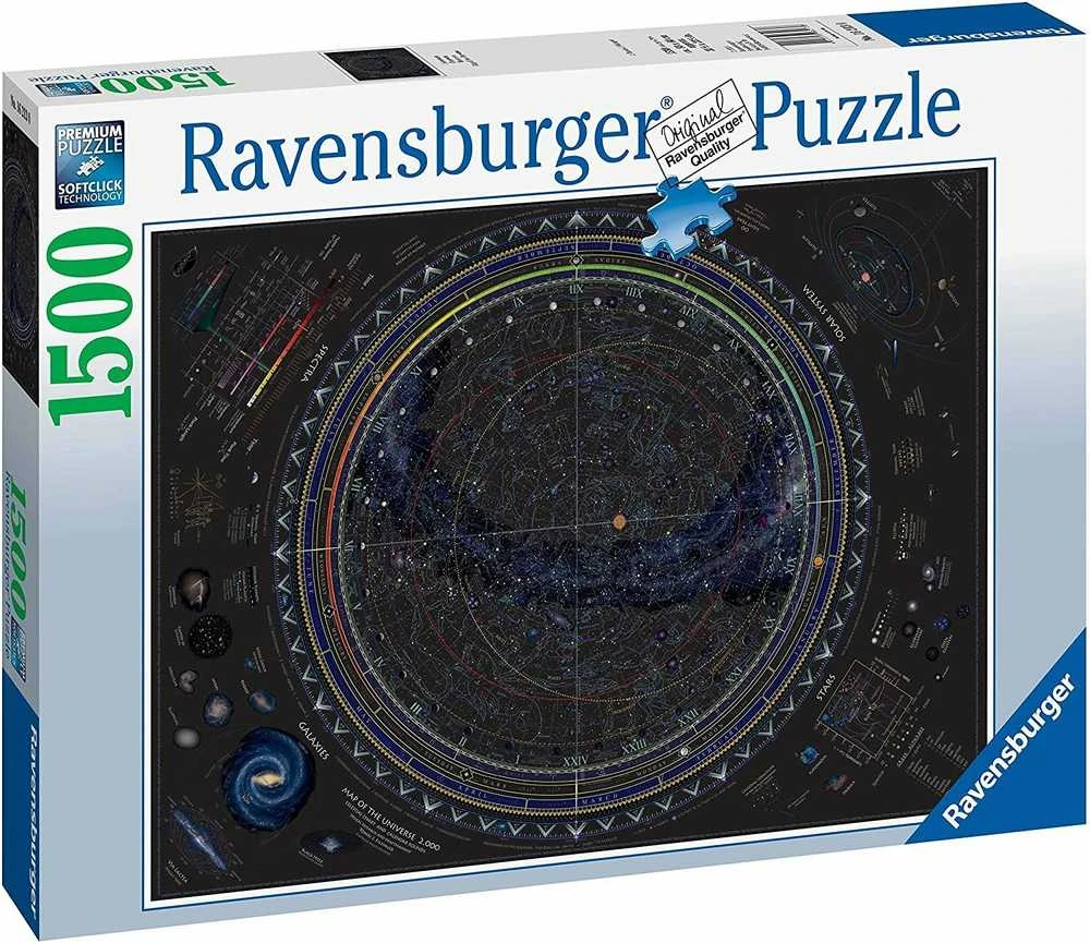 Ravensburger Dėlionė 1500 vnt. - Visatos žemėlapis