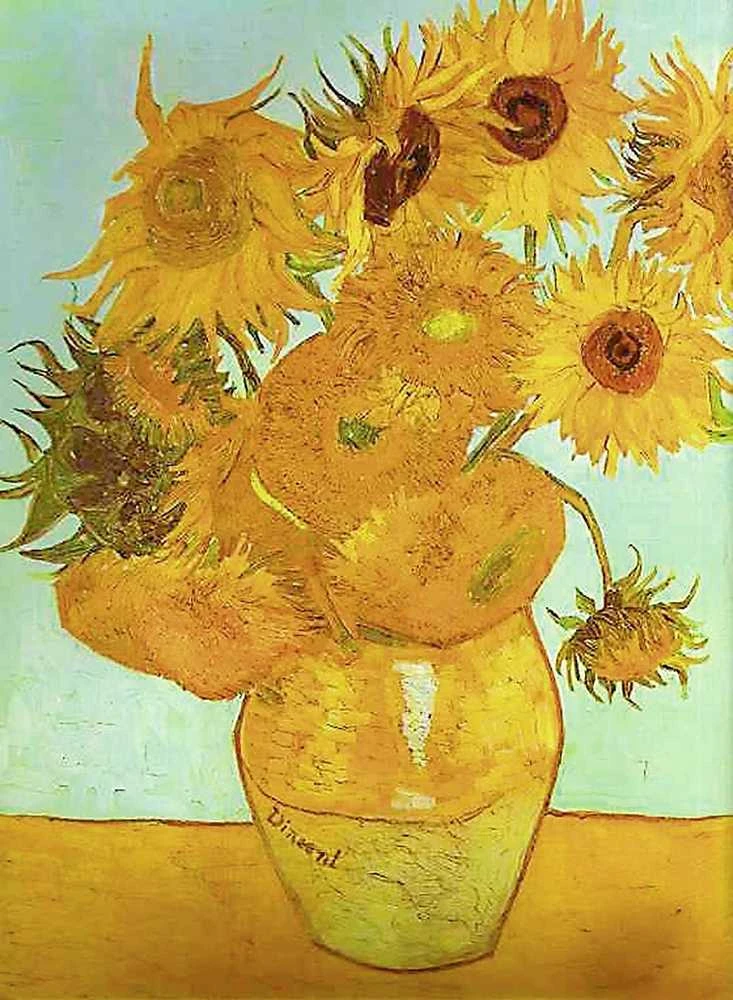 Puzzle 1500 Vincent van Gogh: Sunflowers - RAVENSBURGER dėlionė