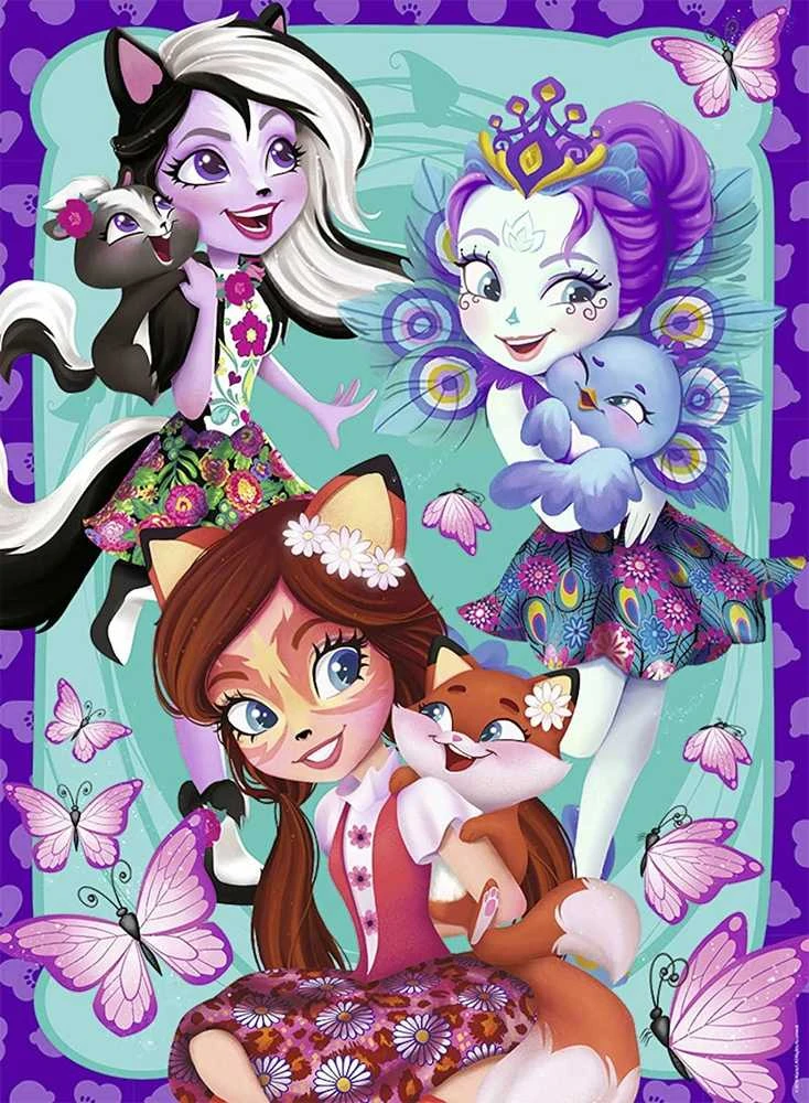 Puzzle 200 Enchantimals - RAVENSBURGER dėlionė