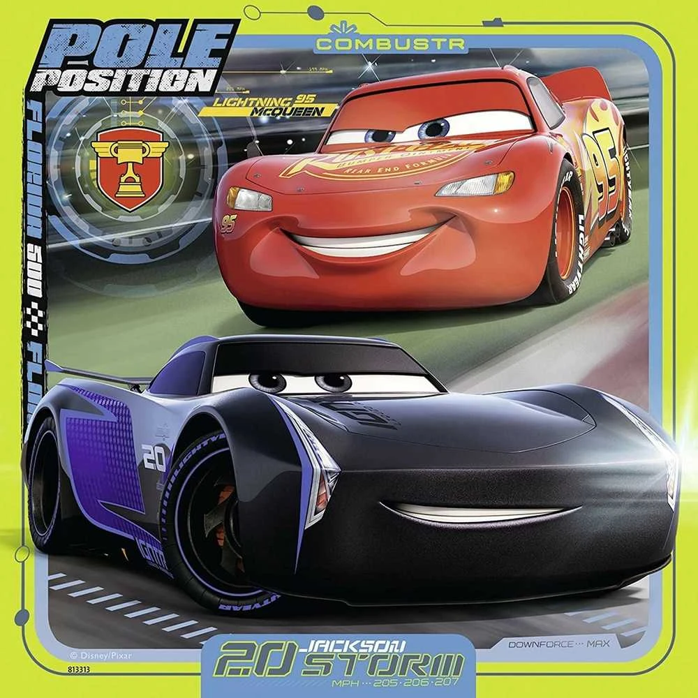 Ravensburger Dėlionė 3x49 vnt. - Ratai (Cars)