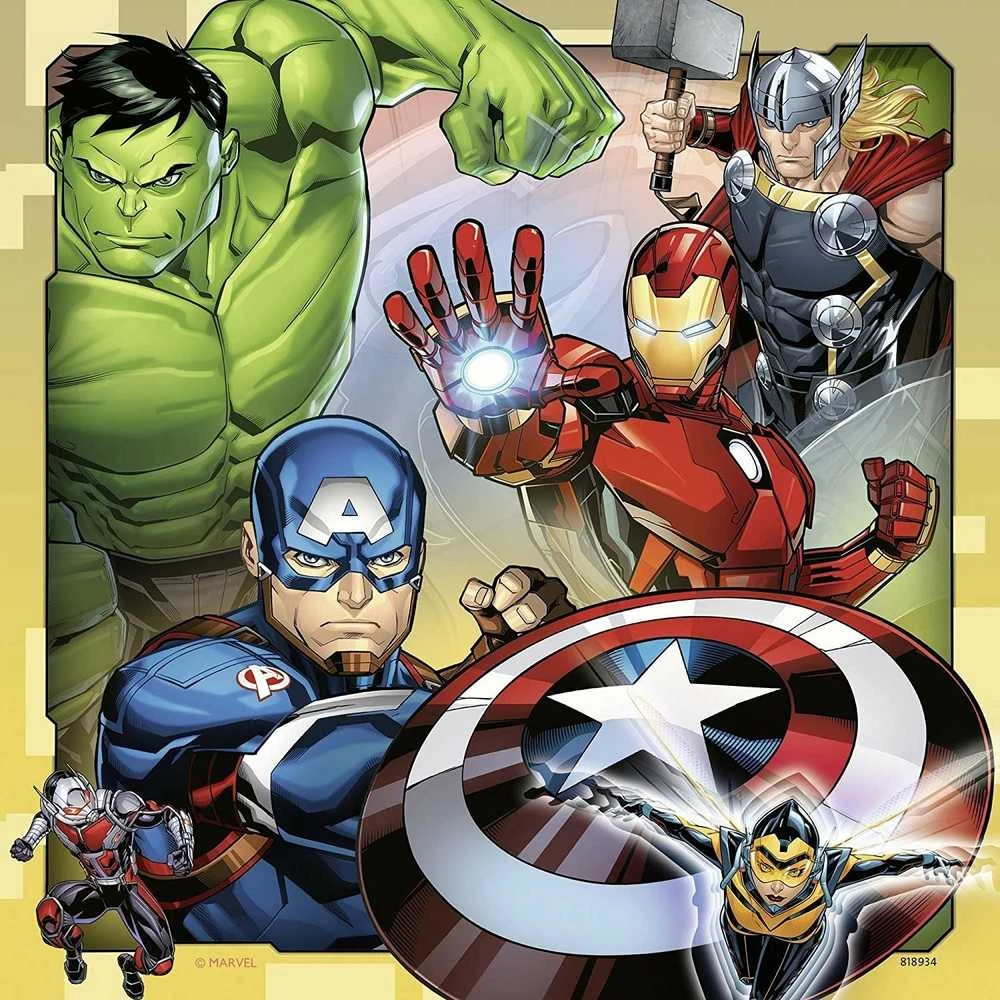 Ravensburger Dėlionė 3x49 vnt. - Marvel Avengers