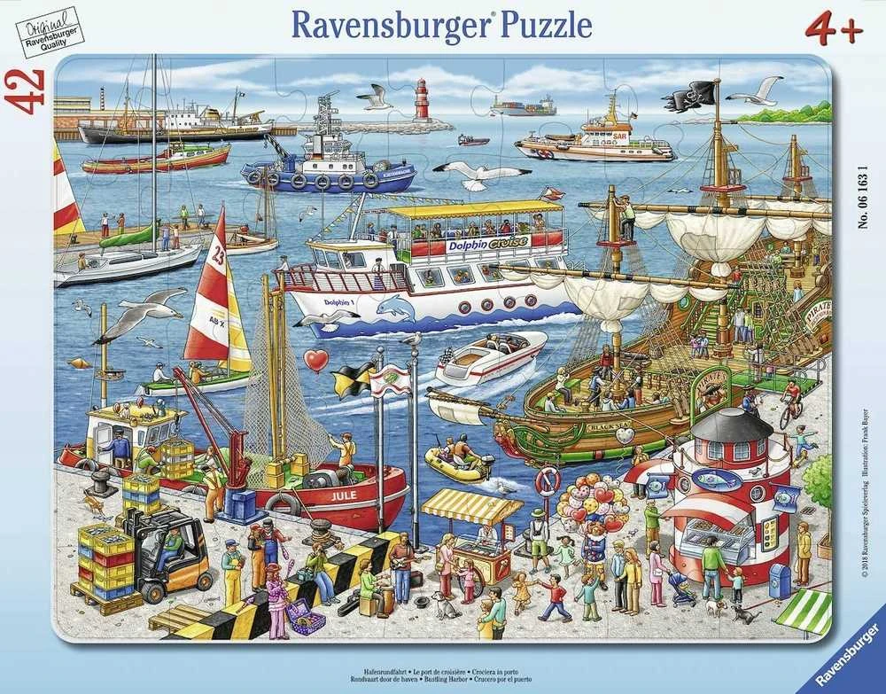 Puzzle 30-48 Sea Harbour - RAVENSBURGER dėlionė