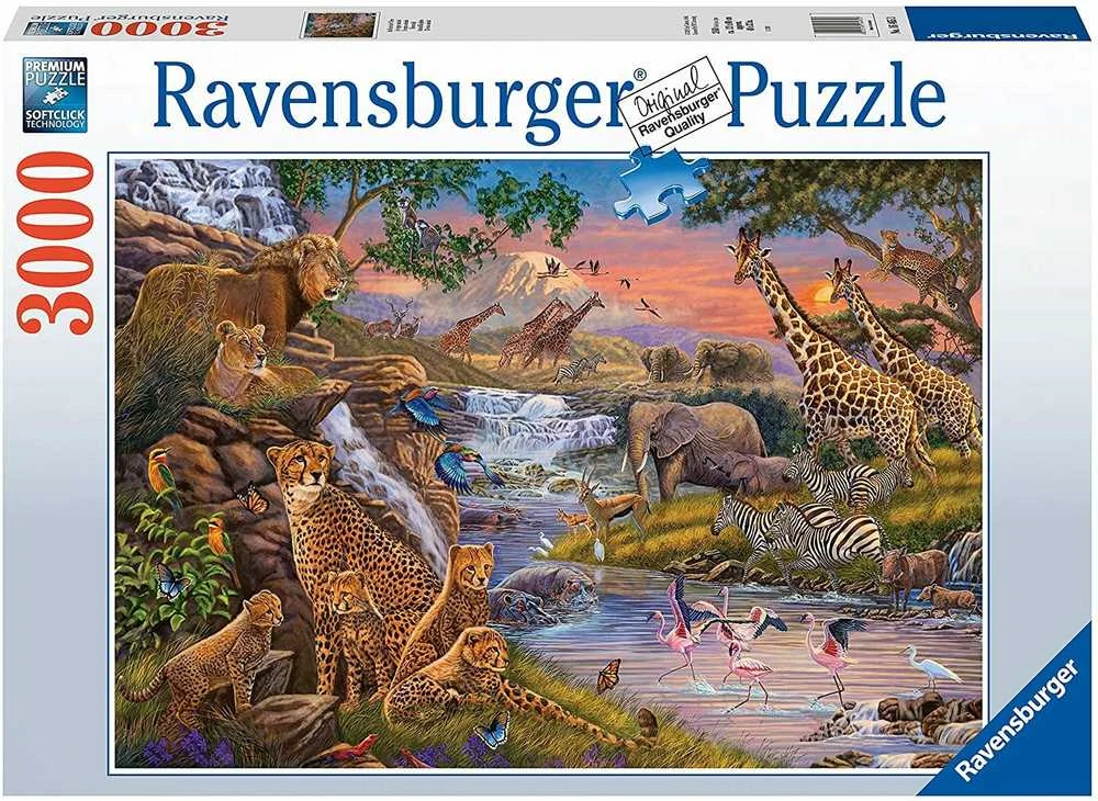 Ravensburger Dėlionė 3000 vnt. - Gyvūnų karalystė
