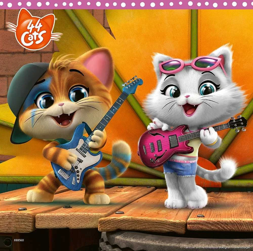 Puzzle 3X49 44 Cats - RAVENSBURGER dėlionė