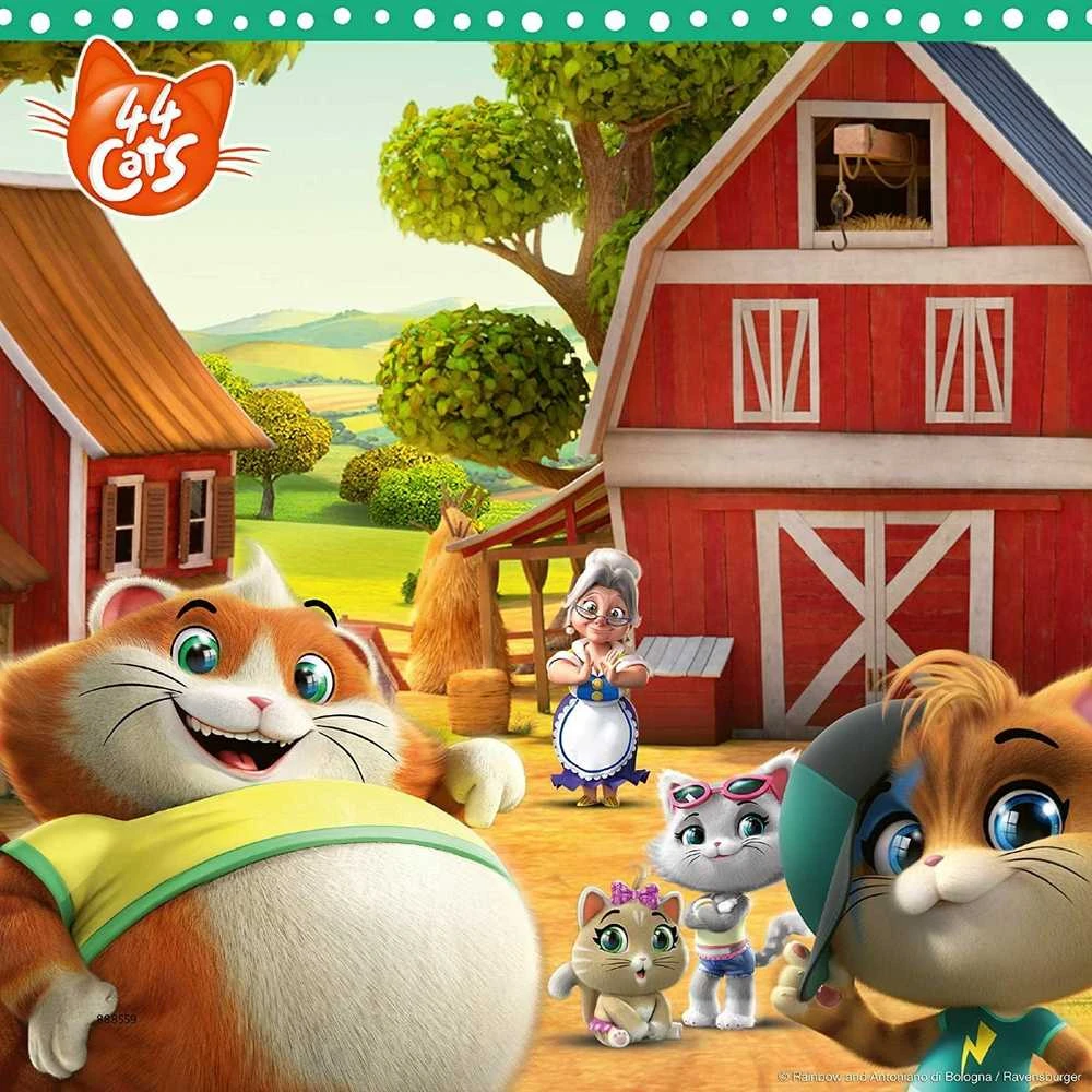 Puzzle 3X49 44 Cats - RAVENSBURGER dėlionė