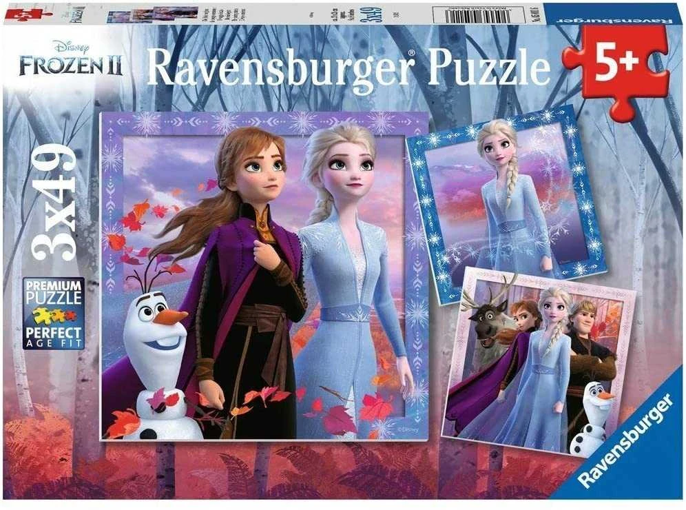 Ravensburger Dėlionė 3x49 vnt. - Frozen 2