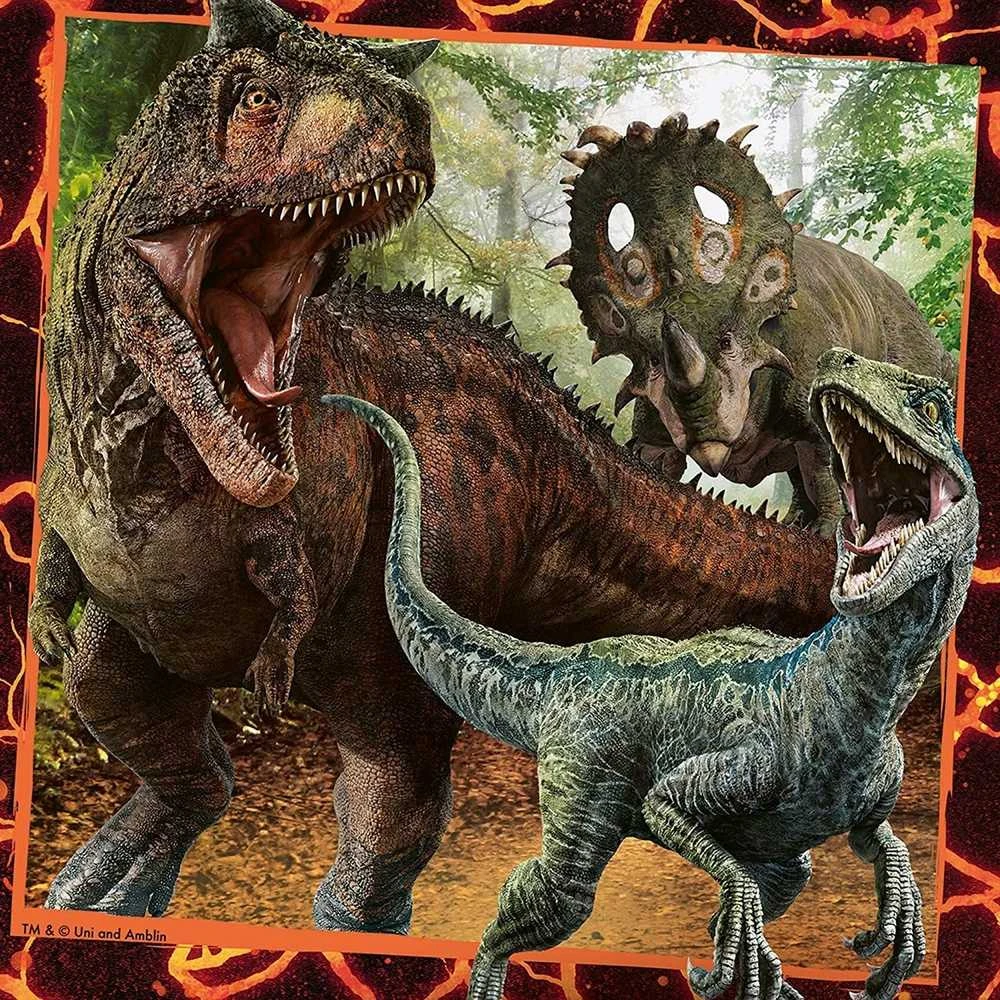 Ravensburger Dėlionė 3x49 vnt. - Juros periodo pasaulis (Jurassic World)