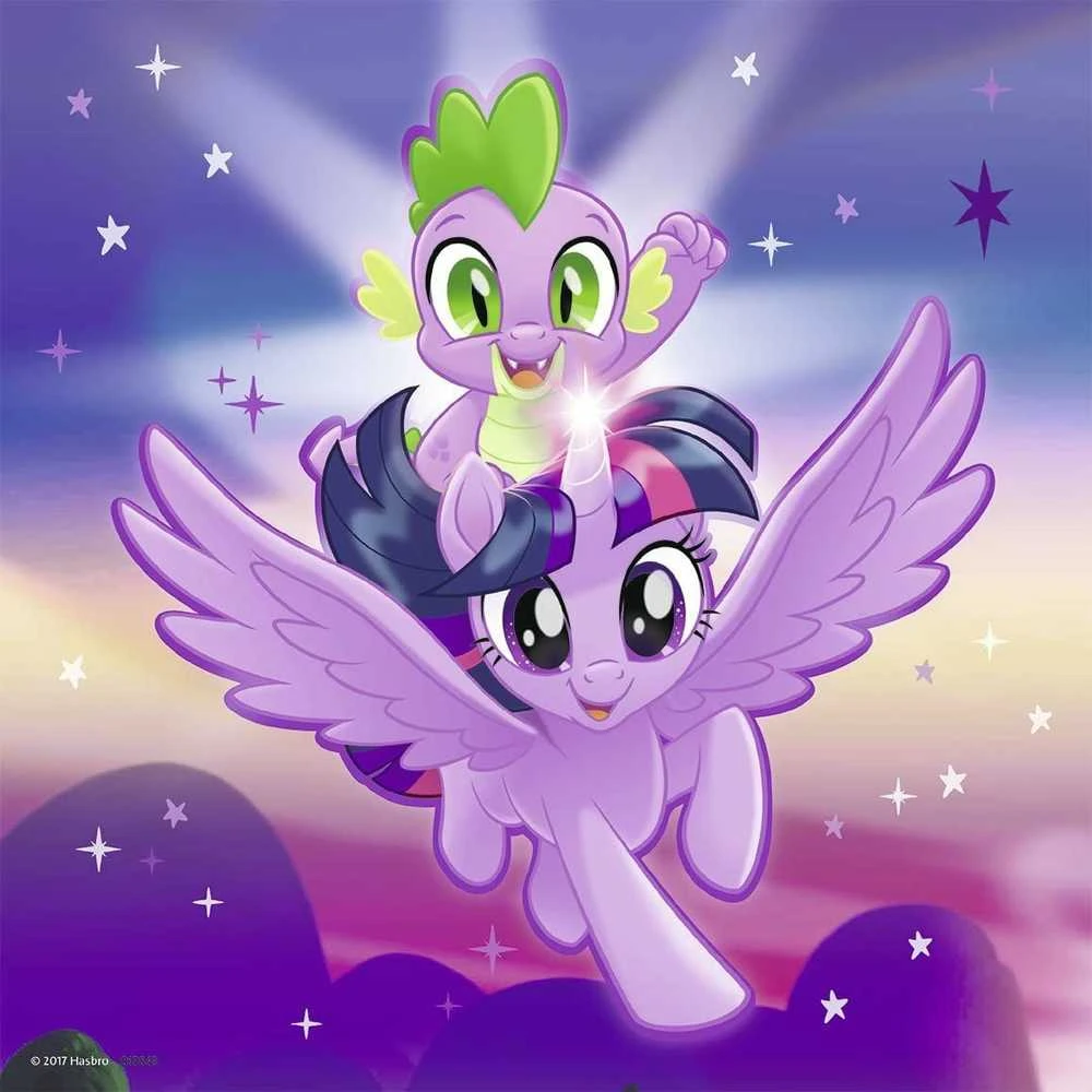 RAVENSBURGER dėlionė Ponys 3x49vnt, 08027