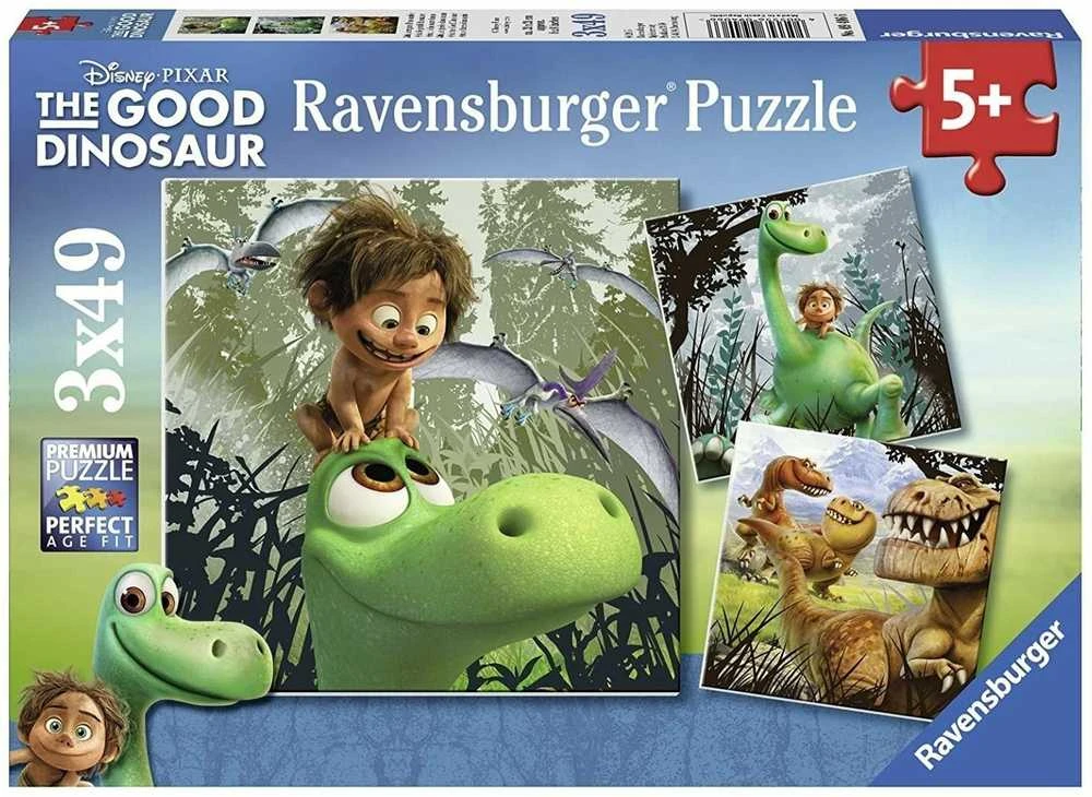 RAVENSBURGER dėlionė Arlo, the good Dinosaur 3x49 d, 094066