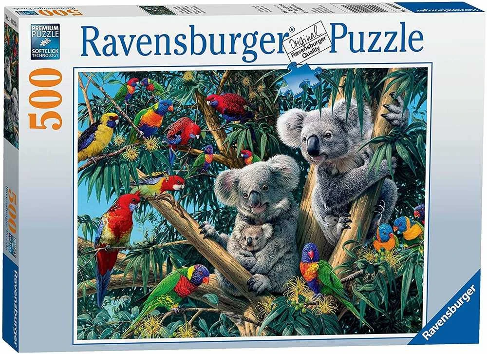Ravensburger Dėlionė 500 vnt. - Koalos ant medžio