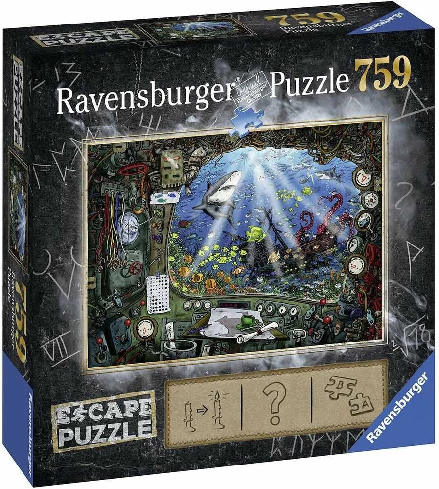 Ravensburger EXIT Dėlionė 759 vnt. - Povandeniniame laive