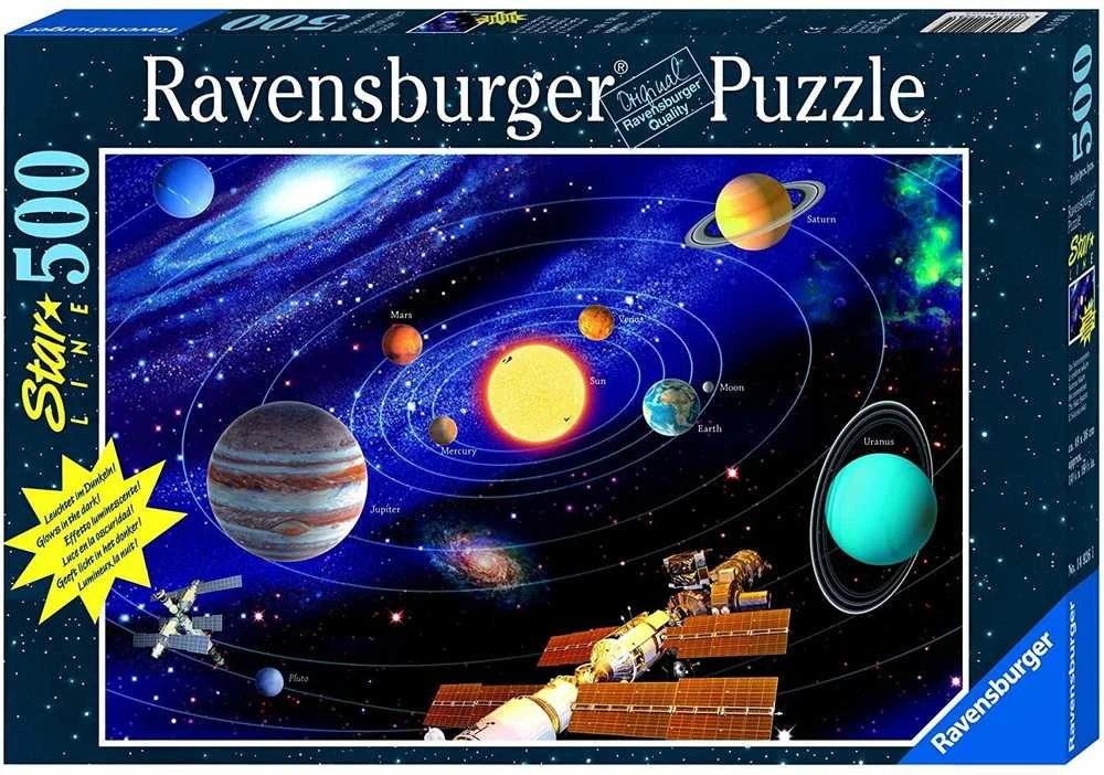 Puzzle StarLine 500 Sun System - RAVENSBURGER dėlionė