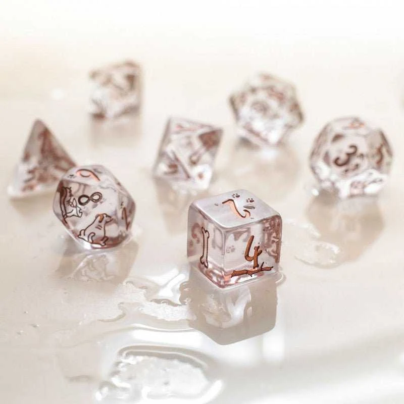 Dėlionė Q Workshop DOGS: Bubbles Kauliukų Rinkinys