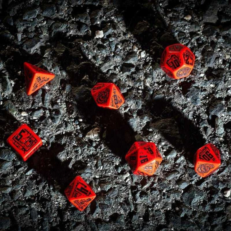 Q Workshop Final Race Dice Set: Engine Roar Kauliukų Rinkinys