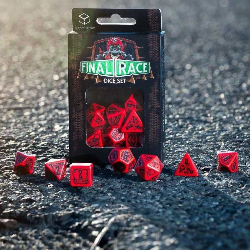 Q Workshop Final Race Dice Set: Engine Roar Kauliukų Rinkinys