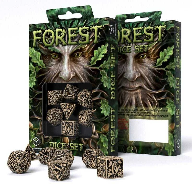Q Workshop Forest 3d Taiga Kauliukų Rinkinys Smėlio Ir Juodos Spalvos