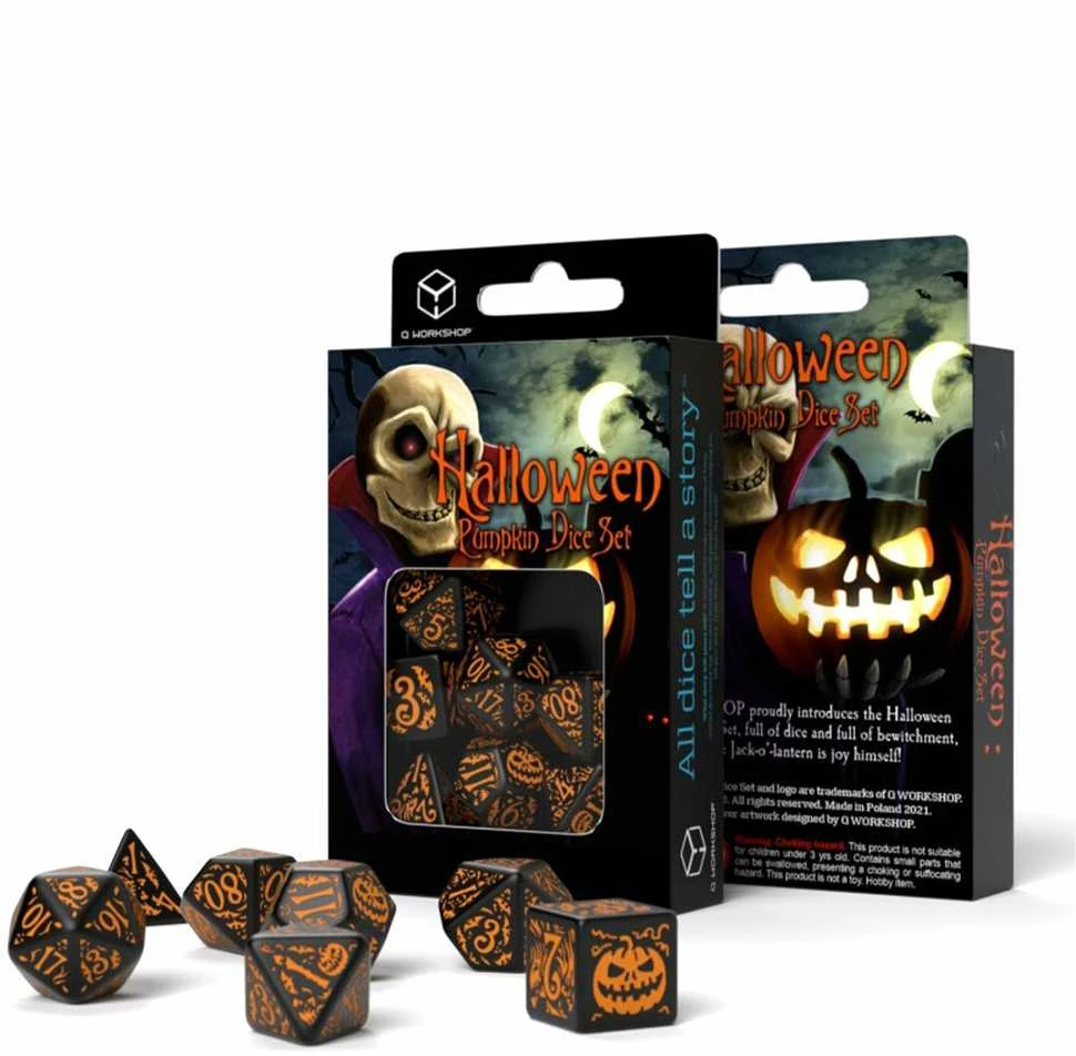 Q Workshop Halloween Pumpkin Juodos Ir Oranžinės Spalvos