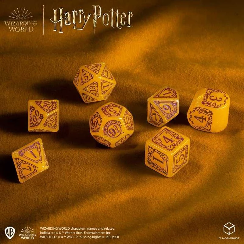 Q Workshop Harry Potter. Gryffindor Modern Dice Kauliukų Rinkinys (auksinės Sp.)