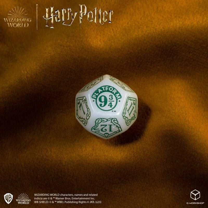 Q Workshop Harry Potter. Slytherin Modern Dice Kauliukų Rinkinys (Baltos Sp.)