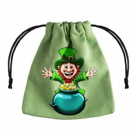 Q Workshop Lucky Žalias: Pot Of Gold Kauliukų Maišelis