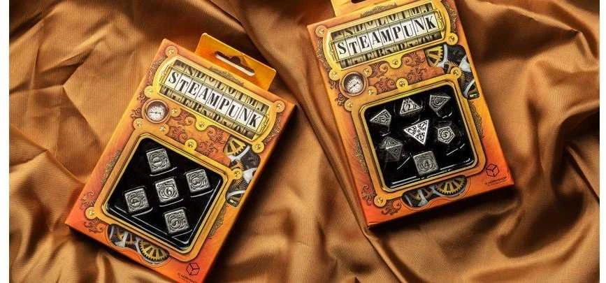 Dėlionė Q Workshop Metal Steampunk Kauliukų Rinkinys