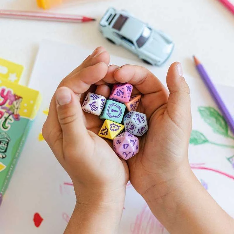 Dėlionė Q Workshop My Very First Dice Little Berry RPG Kauliukų Rinkinys