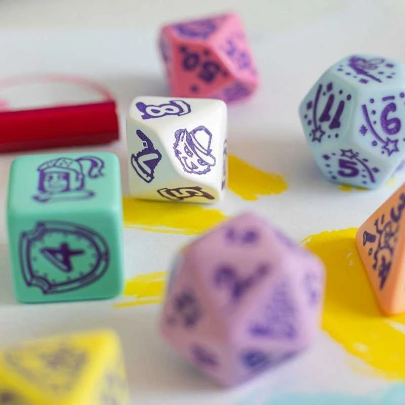 Dėlionė Q Workshop My Very First Dice Little Berry RPG Kauliukų Rinkinys