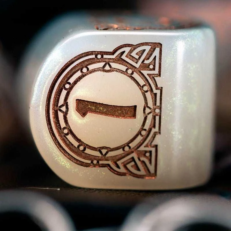 Q Workshop Viking Modern Dice Set: Niflheim Kauliukų Rinkinys