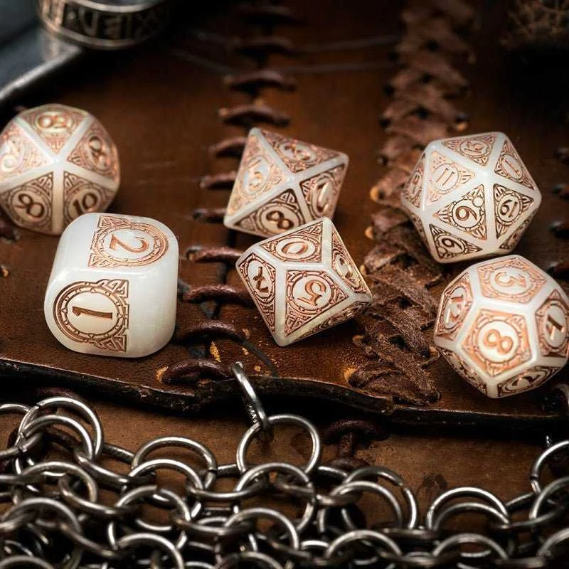 Q Workshop Viking Modern Dice Set: Niflheim Kauliukų Rinkinys