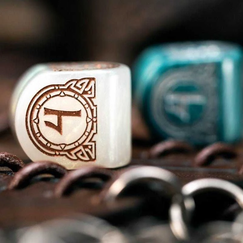 Q Workshop Viking Modern Dice Set: Niflheim Kauliukų Rinkinys