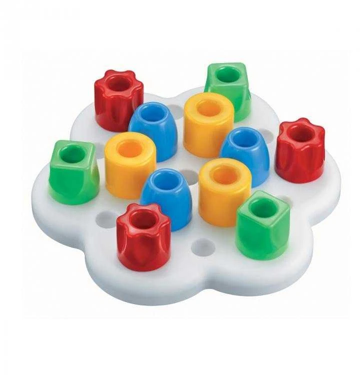 Quercetti Daisy Chunky Pegs Sorter - Edukacinis Žaislas