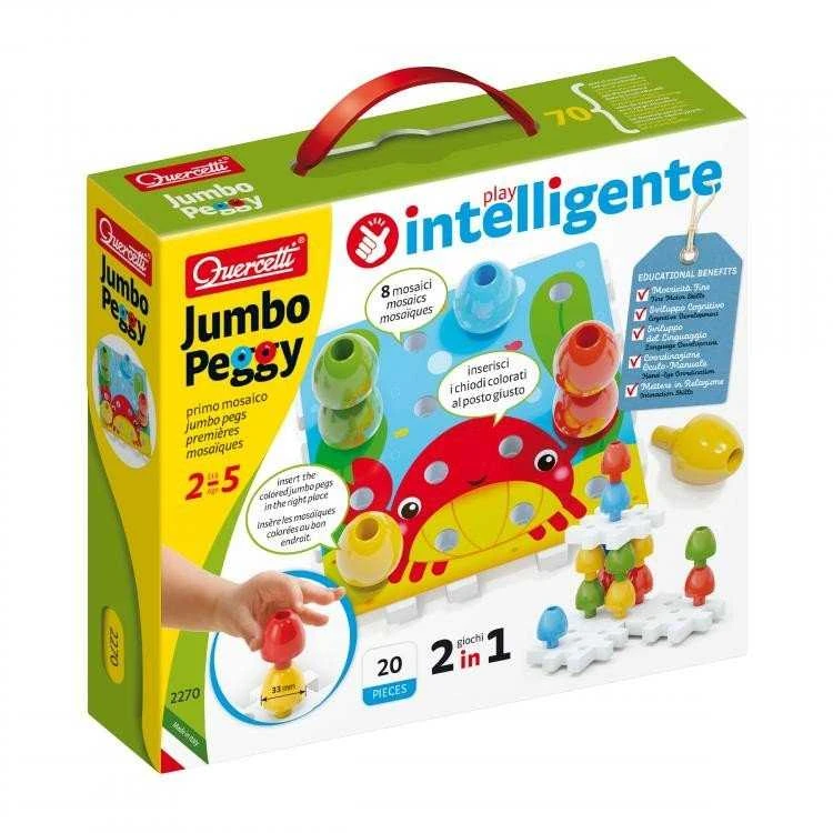 Quercetti Mozaika Jumbo Peggy I- Edukacinis Žaislas