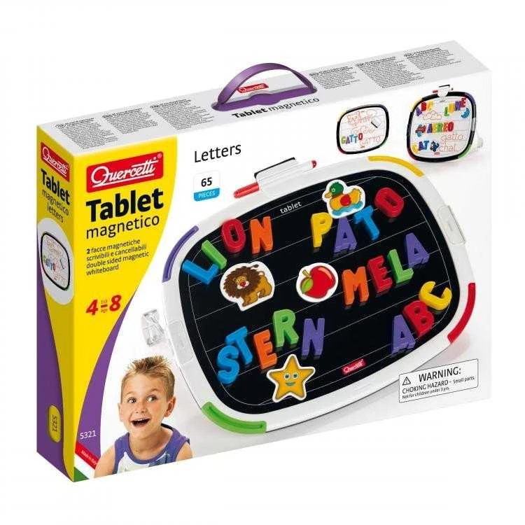Quercetti Planšetė Magnetico Letters - Edukacinis Žaislas