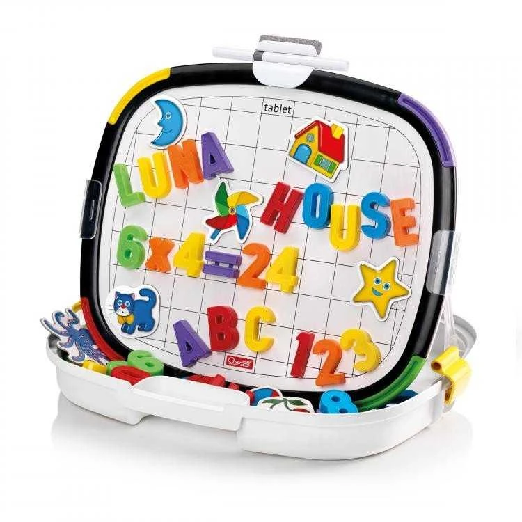 Quercetti Planšetė Magnetico Letters & Numbers - Edukacinis Žaislas