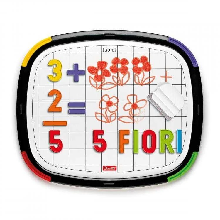 Quercetti Planšetė Magnetico Letters & Numbers - Edukacinis Žaislas