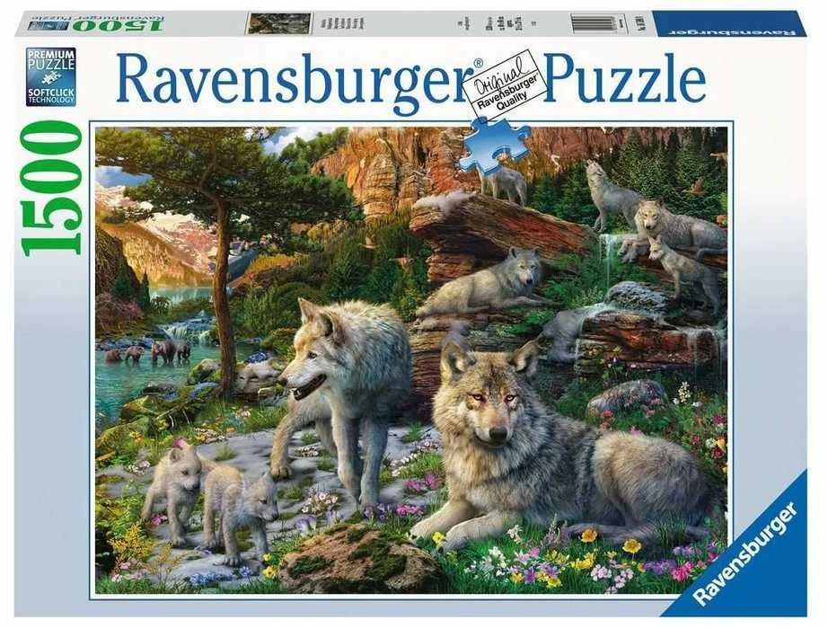 Ravensburger Dėlionė 1500 vnt. - Pavasario vilkai