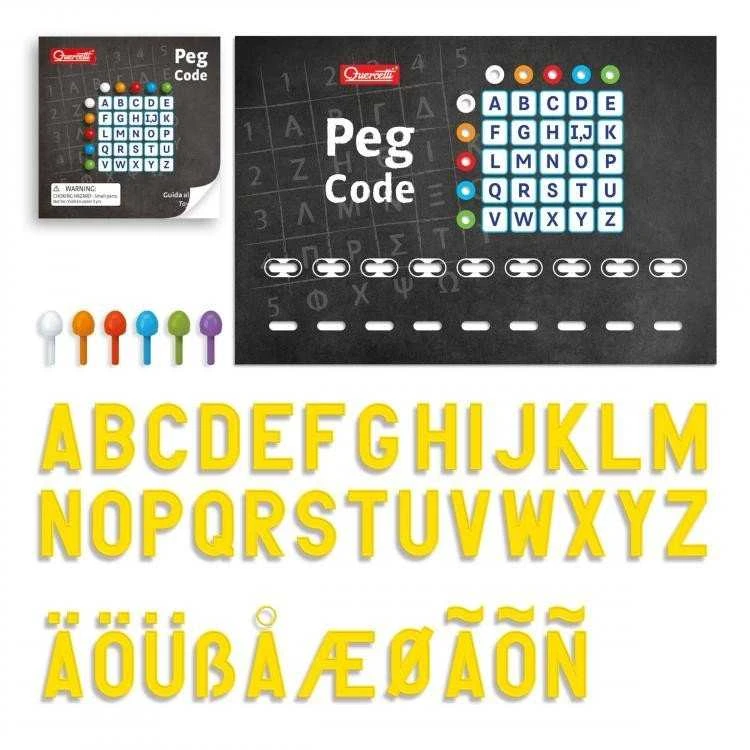 Quercetti Reflex (Minirami) Peg Code - Edukacinis Žaislas